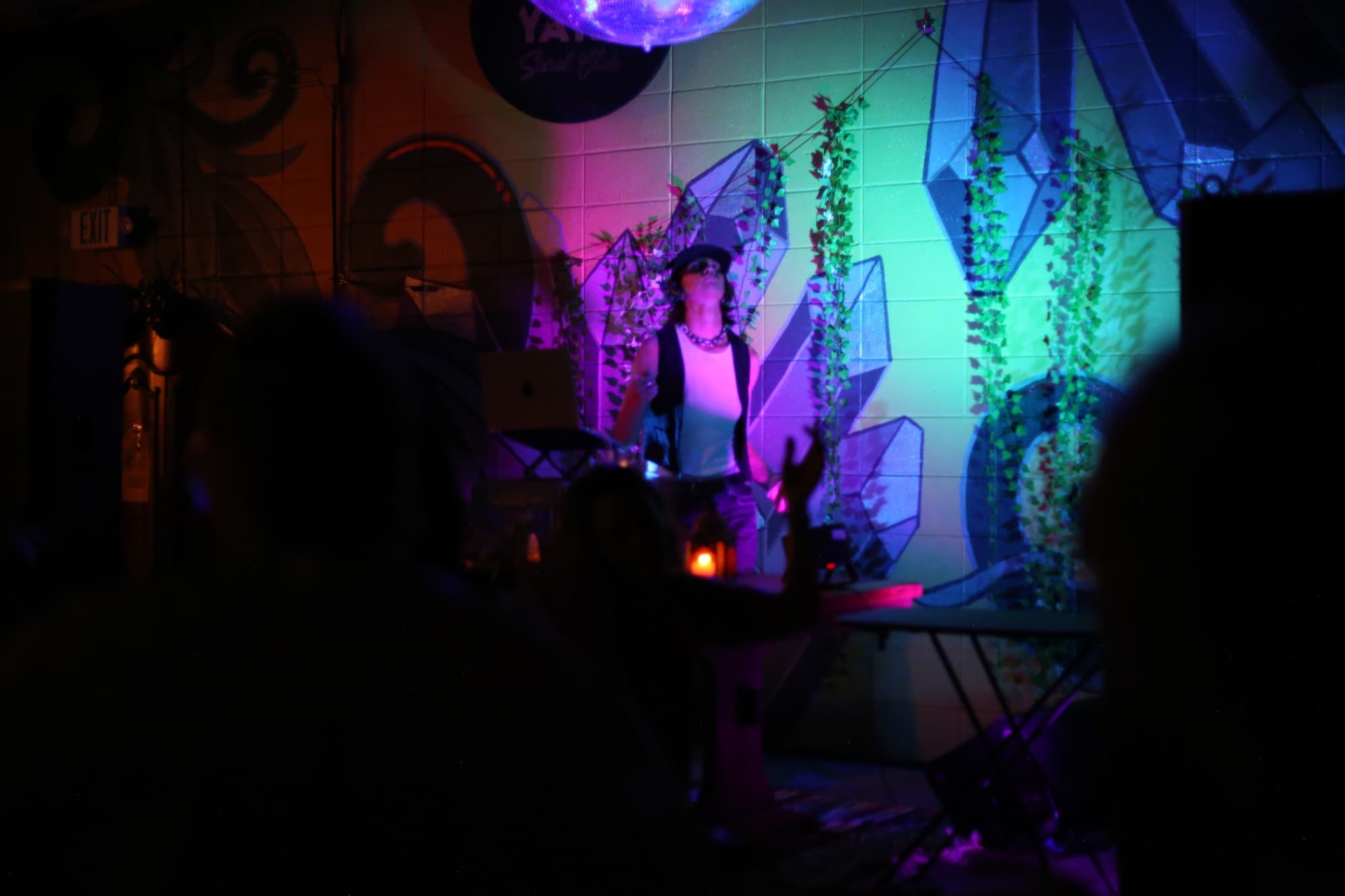 Alondra Kingman DJing at Drip Rhythm, Denver